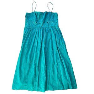 vintage jessica howard dress Size 16 Teal Floral Cutout
